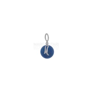 Μενταγιόν-Μ118531-Κ18 Χρυσό 8mm Coral/Lapis/Turquoise και Διαμάντια