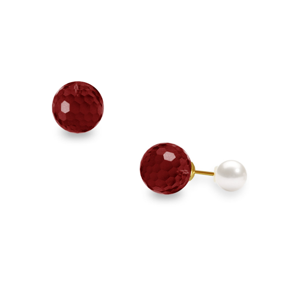 Σκουλαρίκια με Garnet - G318635GPB Σκουλαρίκια με Garnet - G318635GPB
