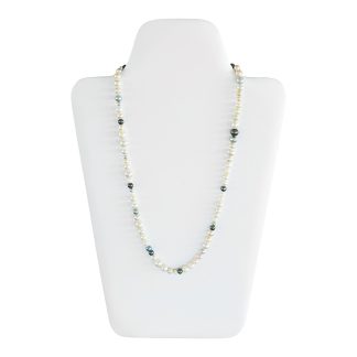 Κολιέ με πολύχρωμα μαργαριτάρια QTV Akoya Pearl - M122053